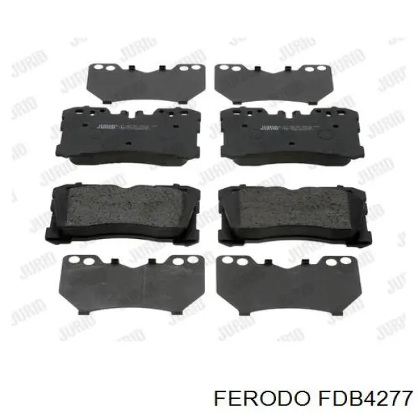 FDB4277 Ferodo pastillas de freno delanteras