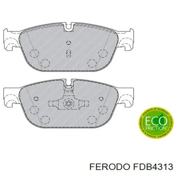 FDB4313 Ferodo pastillas de freno delanteras