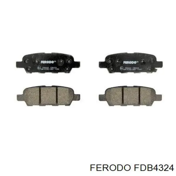 FDB4324 Ferodo pastillas de freno traseras