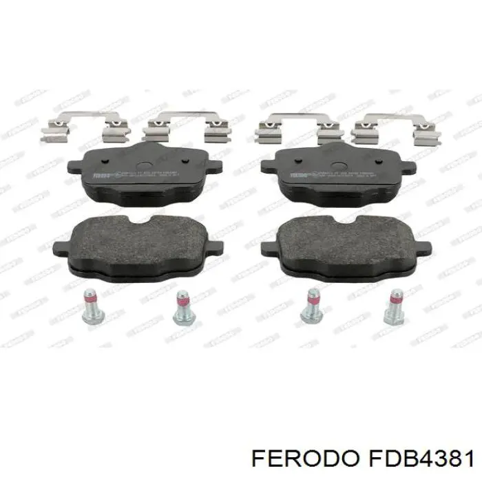 FDB4381 Ferodo pastillas de freno traseras