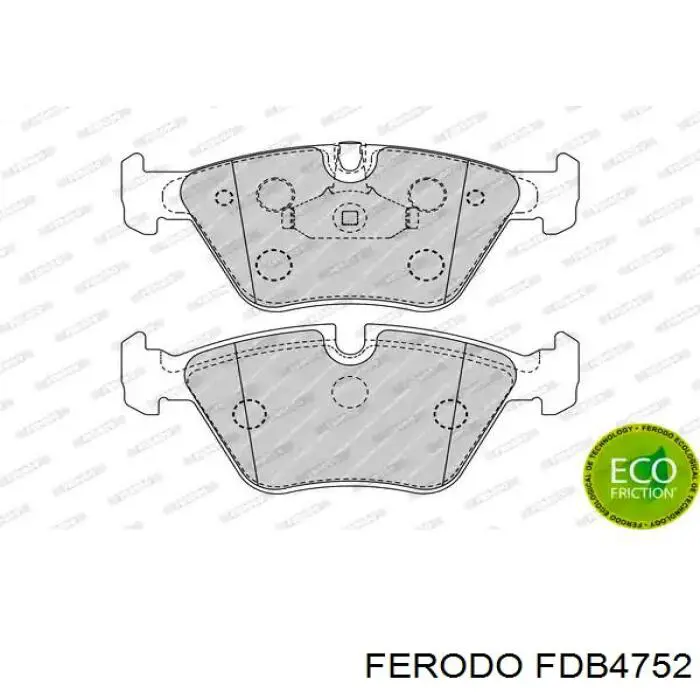 FDB4752 Ferodo pastillas de freno delanteras