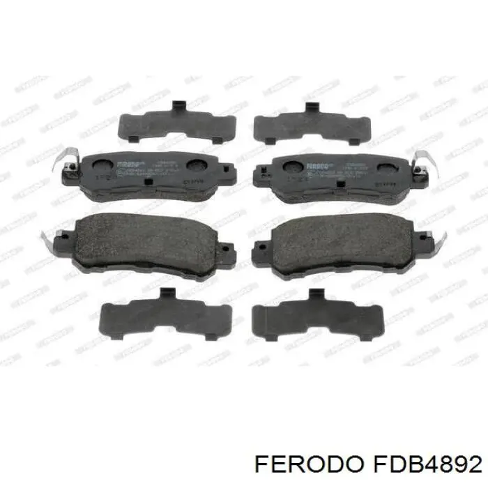 FDB4892 Ferodo pastillas de freno traseras