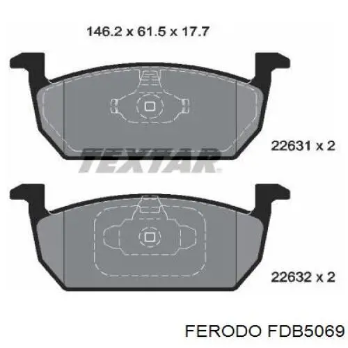  Pastillas de freno delanteras para Skoda SCALA NW1