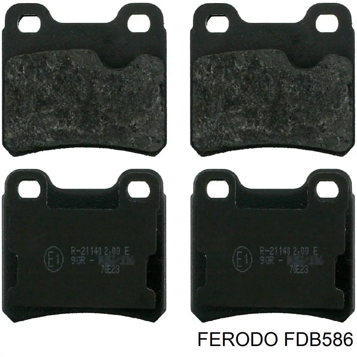 FDB586 Ferodo pastillas de freno traseras