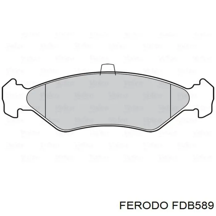 FDB589 Ferodo pastillas de freno delanteras