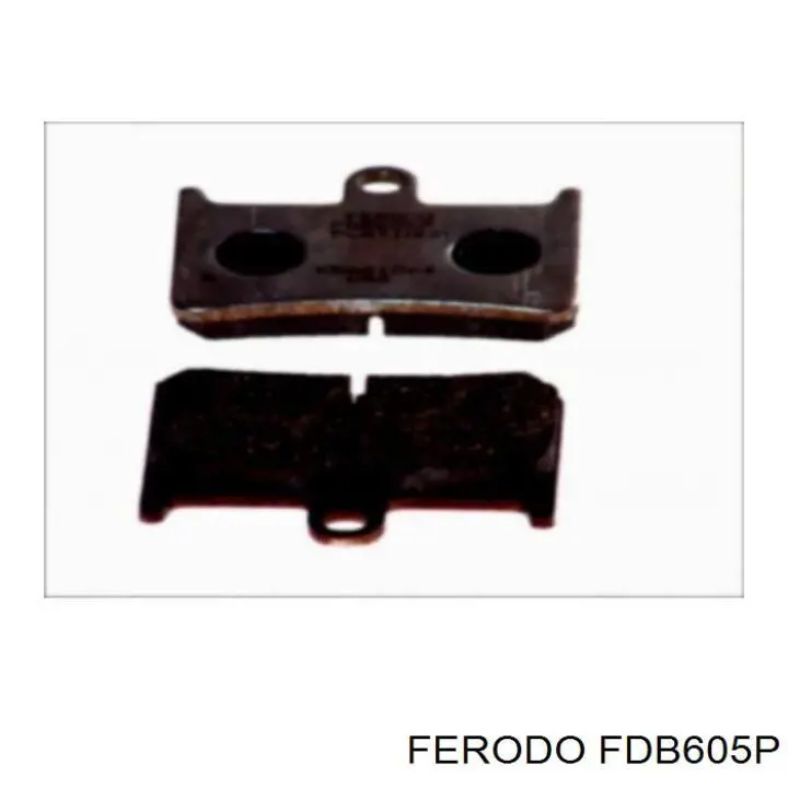 FDB605P Ferodo pastillas de freno delanteras