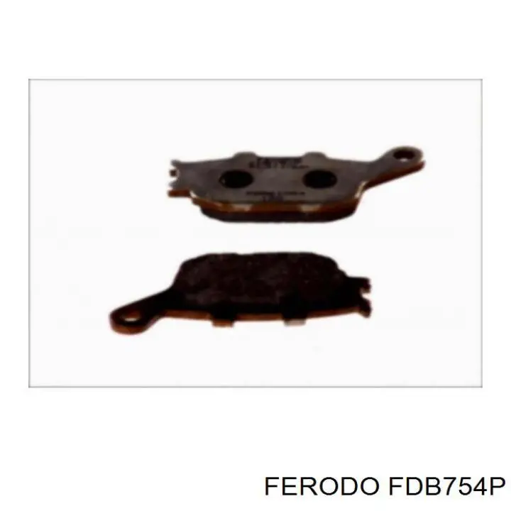 FDB754P Ferodo pastillas de freno traseras