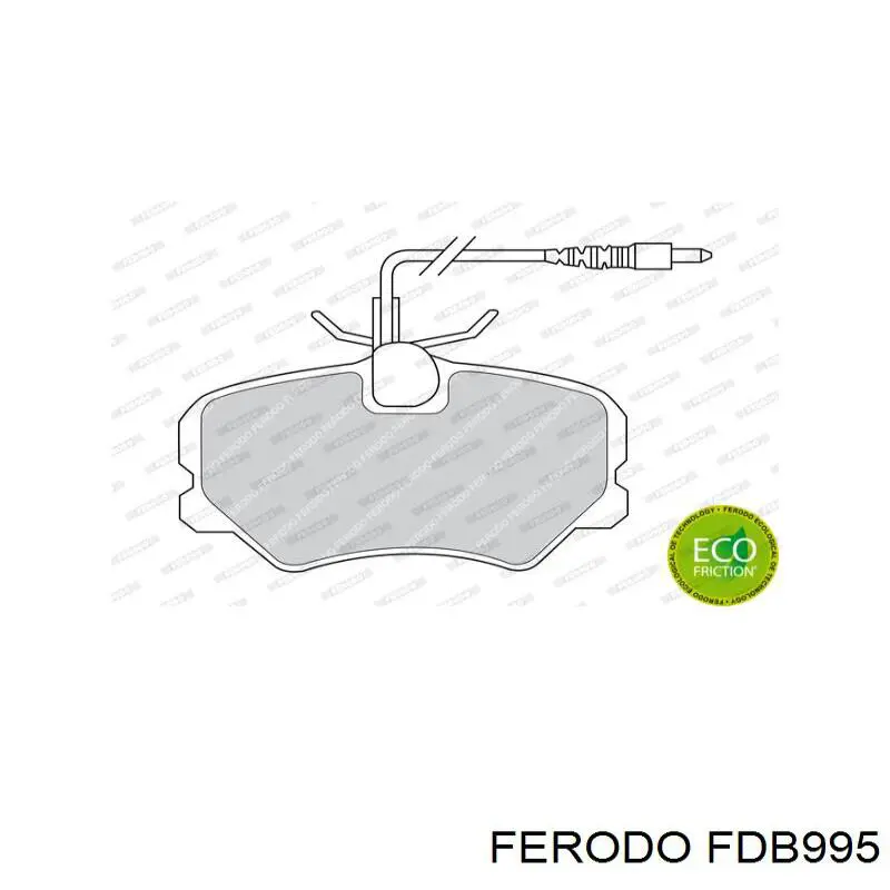 FDB995 Ferodo pastillas de freno traseras