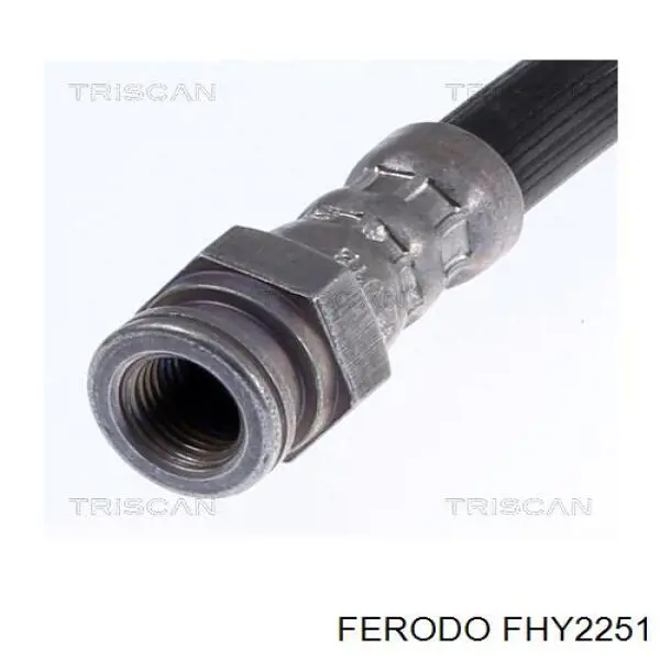 FHY2251 Ferodo tubo flexible de frenos trasero