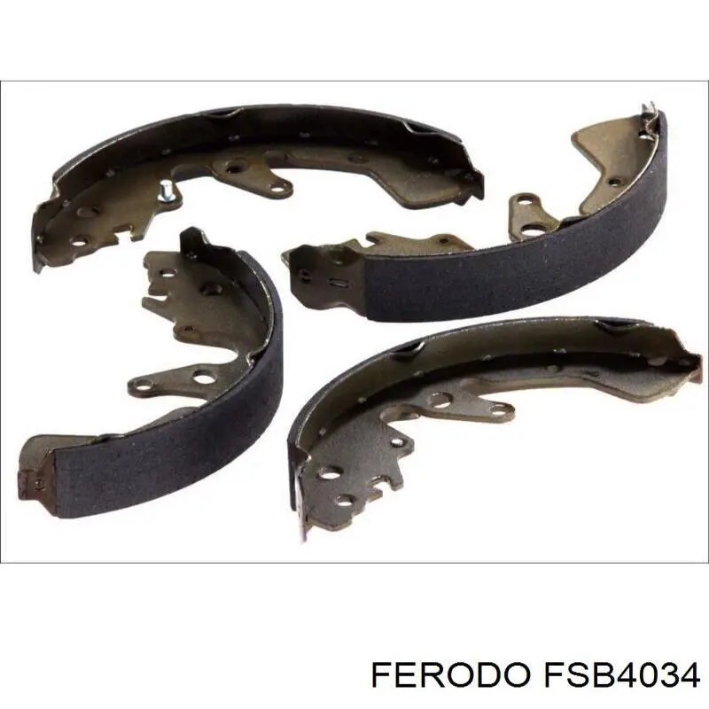 FSB4034 Ferodo zapatas de frenos de tambor traseras