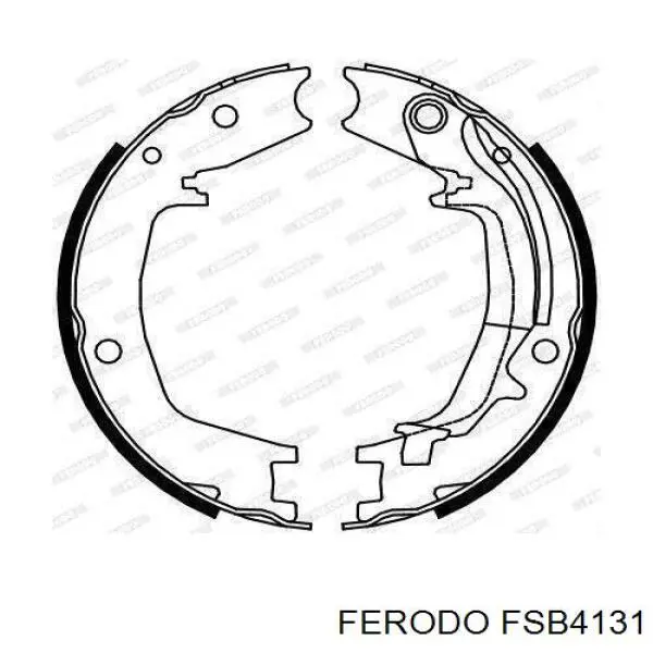 FSB4131 Ferodo juego de zapatas de frenos, freno de estacionamiento