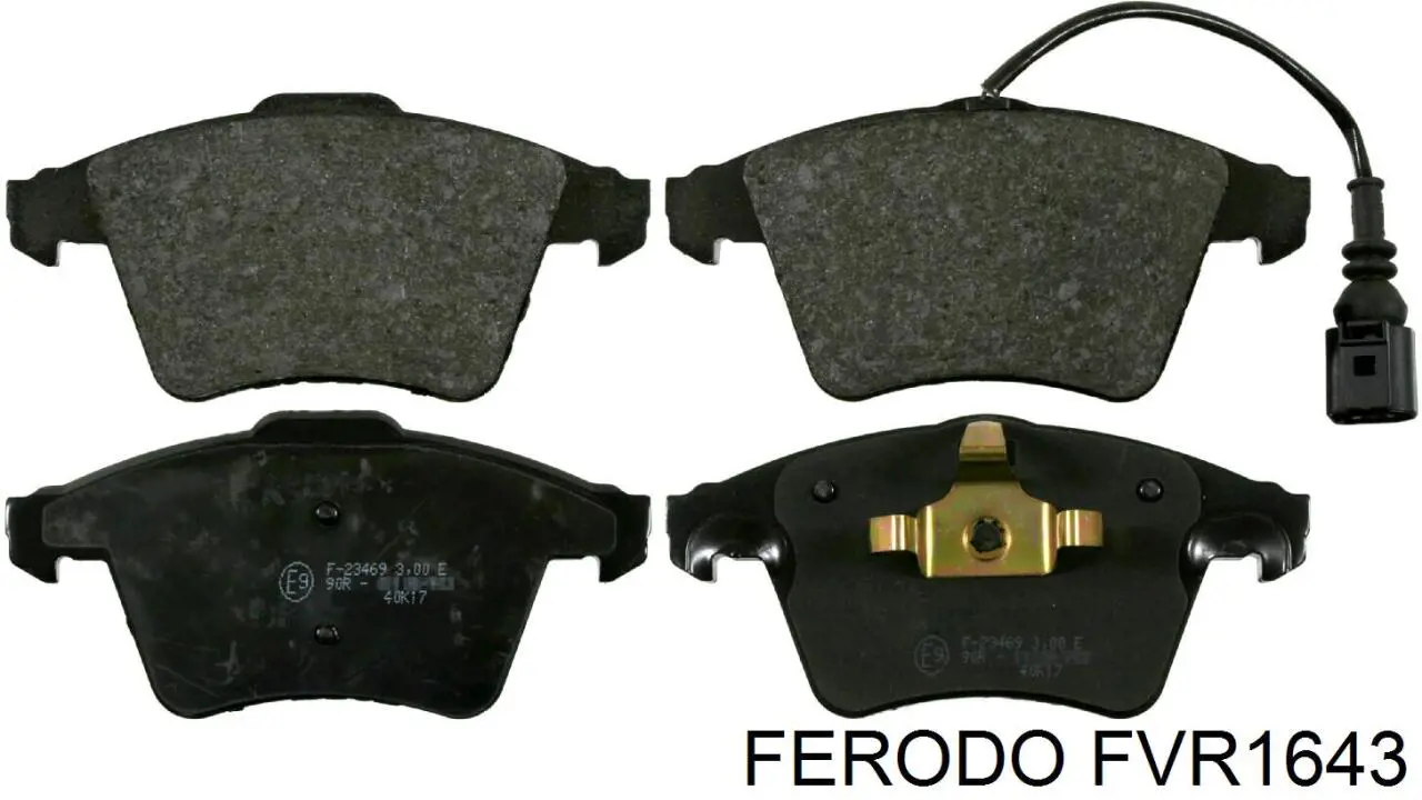 FVR1643 Ferodo pastillas de freno delanteras