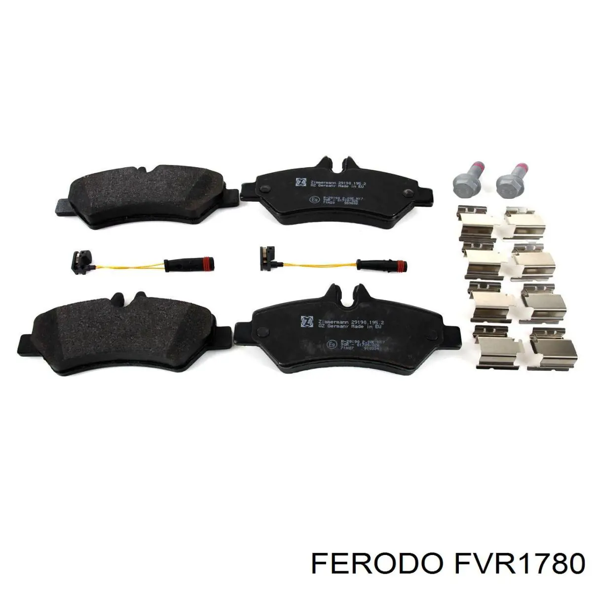 FVR1780 Ferodo pastillas de freno traseras