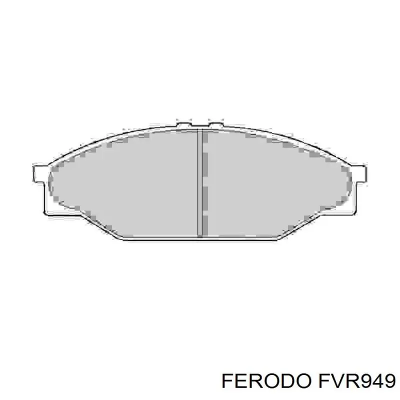 FVR949 Ferodo pastillas de freno delanteras