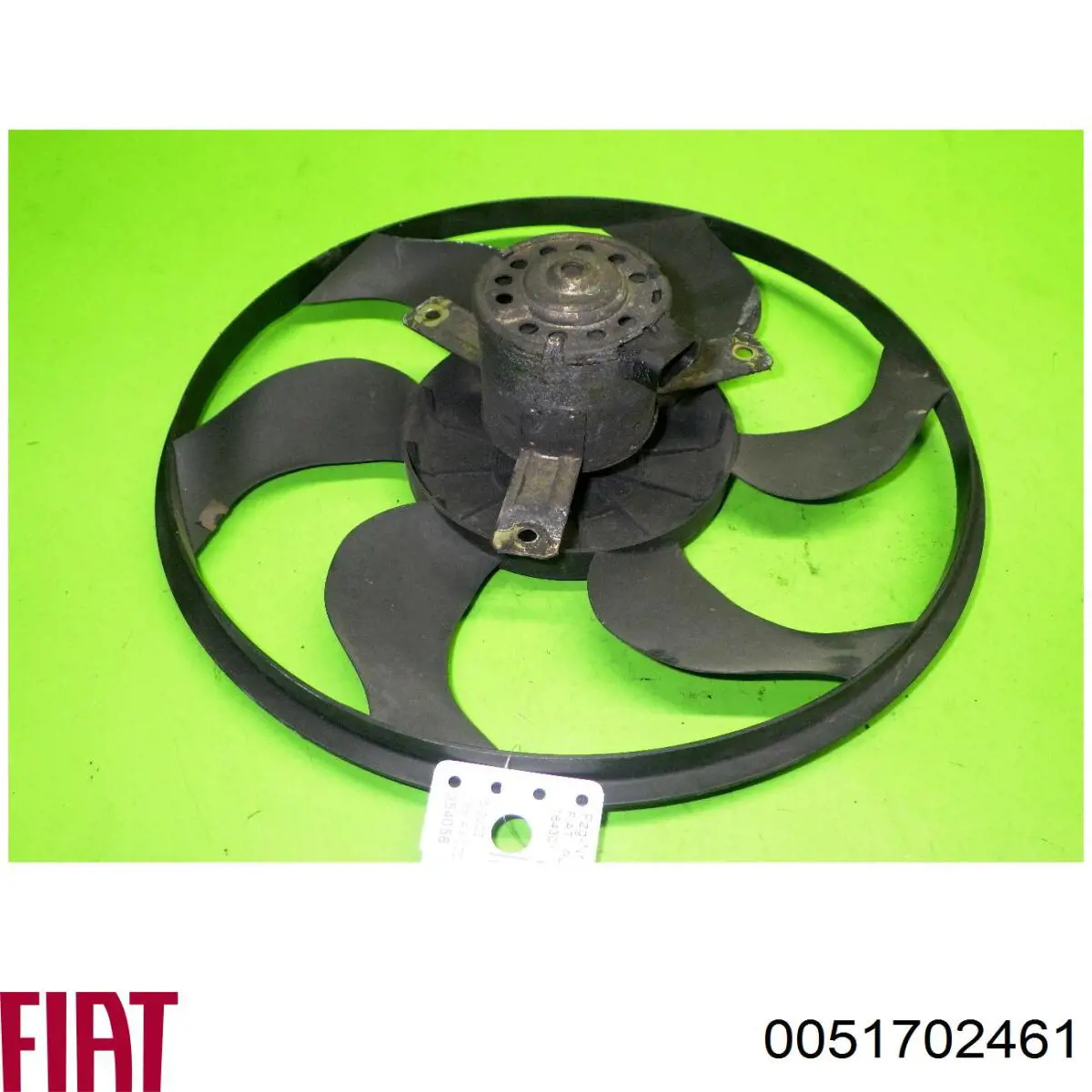 0051702461 Fiat/Alfa/Lancia difusor de radiador, ventilador de refrigeración, condensador del aire acondicionado, completo con motor y rodete