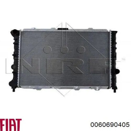 0060690405 Fiat/Alfa/Lancia radiador refrigeración del motor