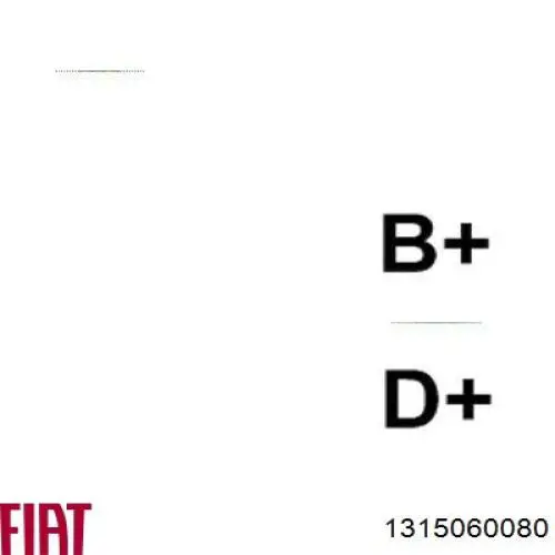 1315060080 Fiat/Alfa/Lancia alternador