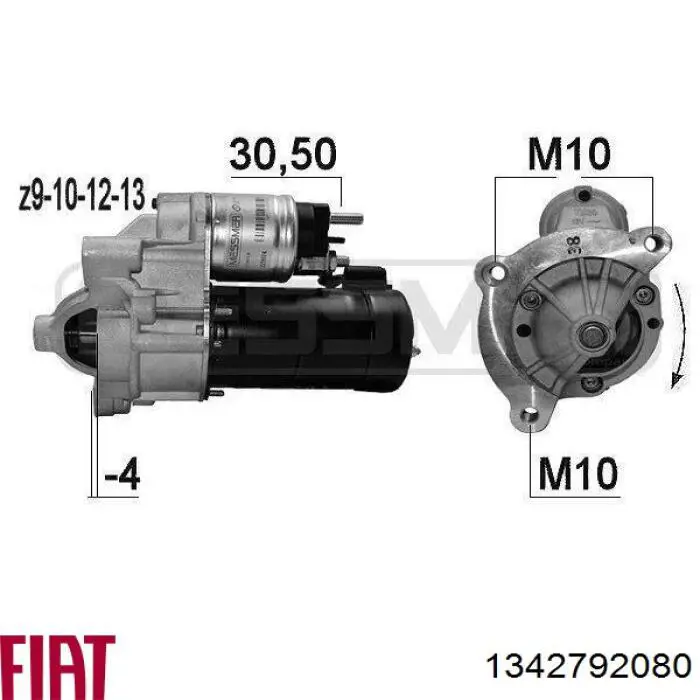 1342792080 Fiat/Alfa/Lancia motor de arranque