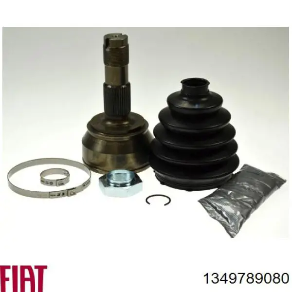 1349789080 Fiat/Alfa/Lancia árbol de transmisión delantero izquierdo