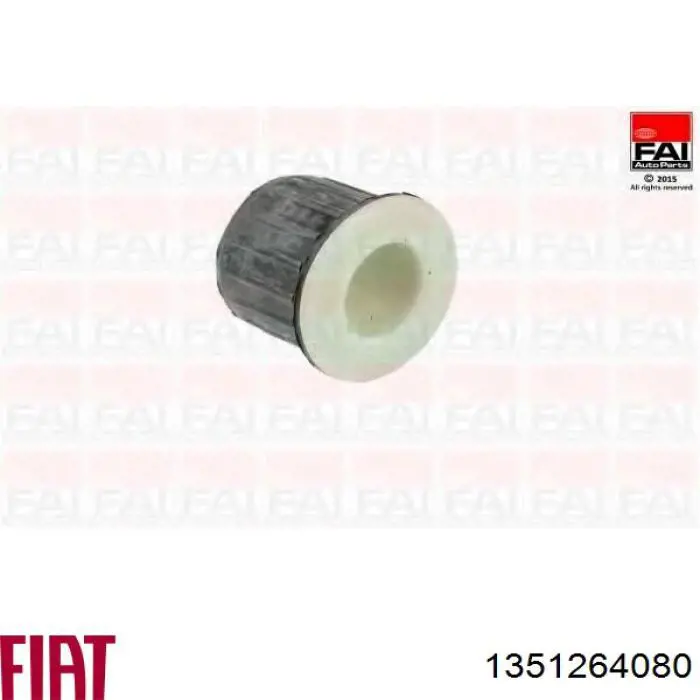 1351264080 Fiat/Alfa/Lancia silentblock para gemela de ballesta