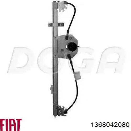 1368042080 Fiat/Alfa/Lancia mecanismo de elevalunas, puerta delantera derecha