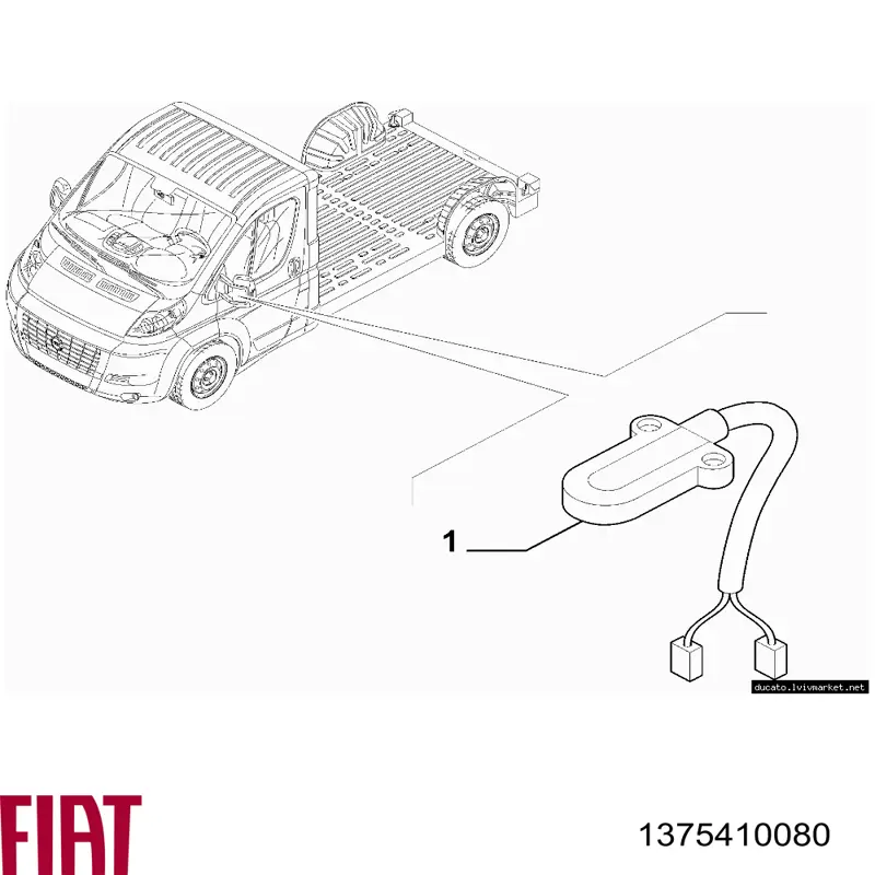  Sensor, temperaura exterior para Fiat Ducato 3 