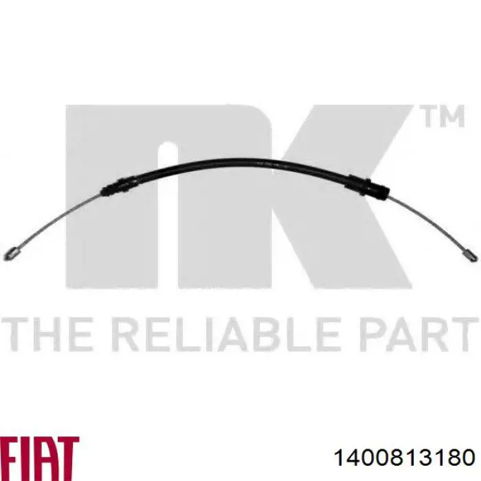 1400813180 Fiat/Alfa/Lancia cable de freno de mano delantero