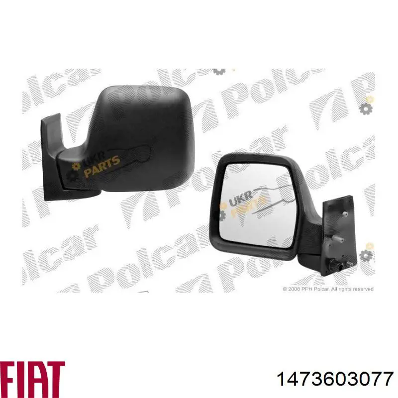 1473603077 Fiat/Alfa/Lancia espejo retrovisor izquierdo