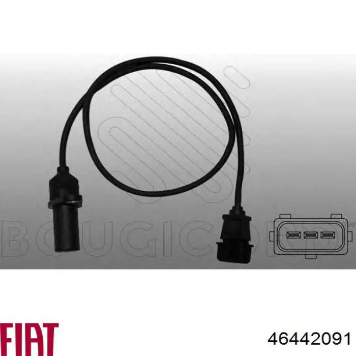 46442091 Fiat/Alfa/Lancia sensor de posición del cigüeñal