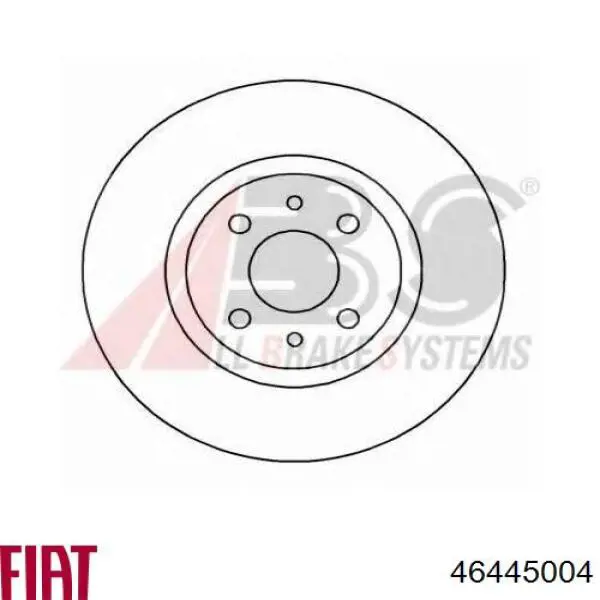 46445004 Fiat/Alfa/Lancia freno de disco delantero