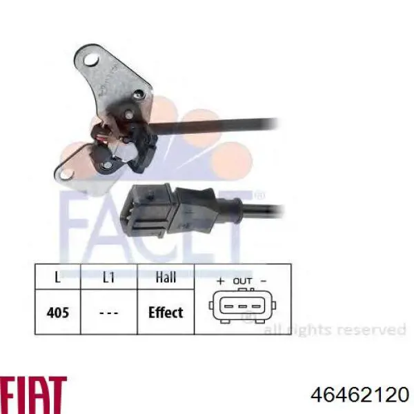 46462120 Fiat/Alfa/Lancia sensor de posición del árbol de levas