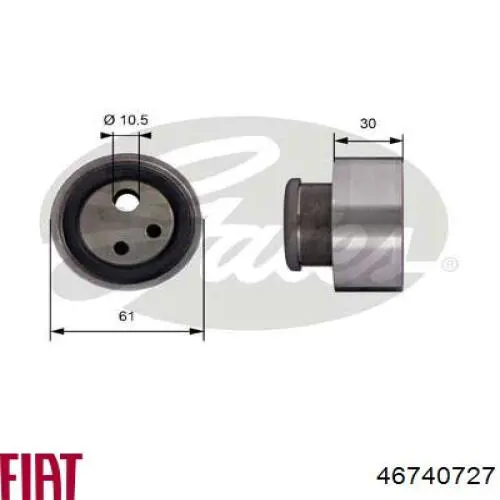 46740727 Fiat/Alfa/Lancia rodillo, cadena de distribución