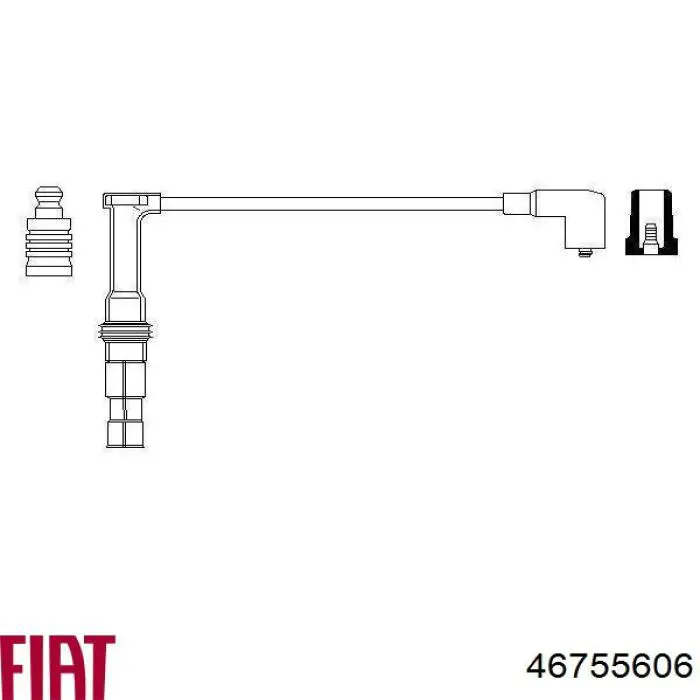 46755606 Fiat/Alfa/Lancia juego de cables de encendido