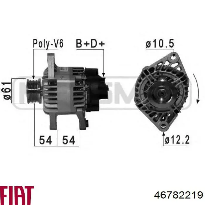 46782219 Fiat/Alfa/Lancia alternador