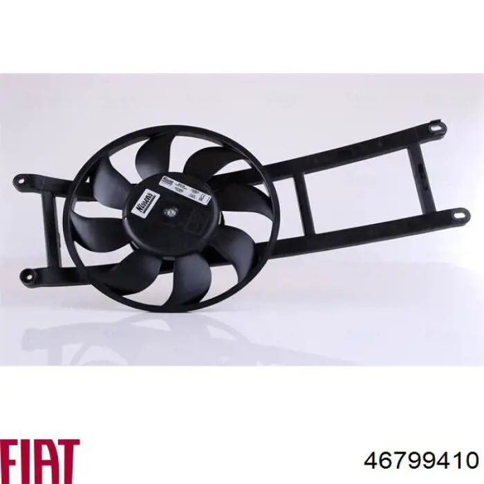 46799410 Fiat/Alfa/Lancia ventilador (rodete +motor refrigeración del motor con electromotor completo)