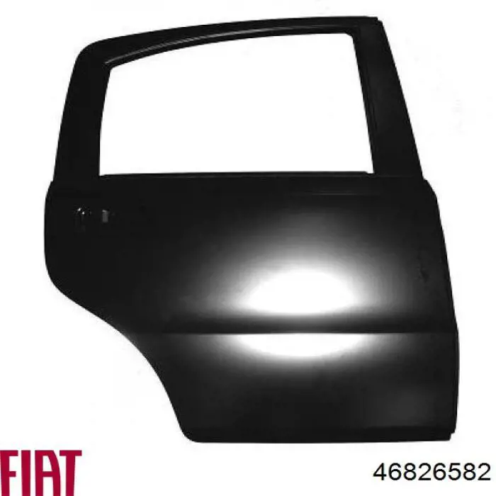  Puerta trasera derecha para Fiat Panda 2 