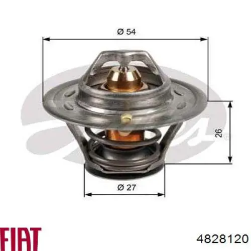 4828120 Fiat/Alfa/Lancia termostato, refrigerante