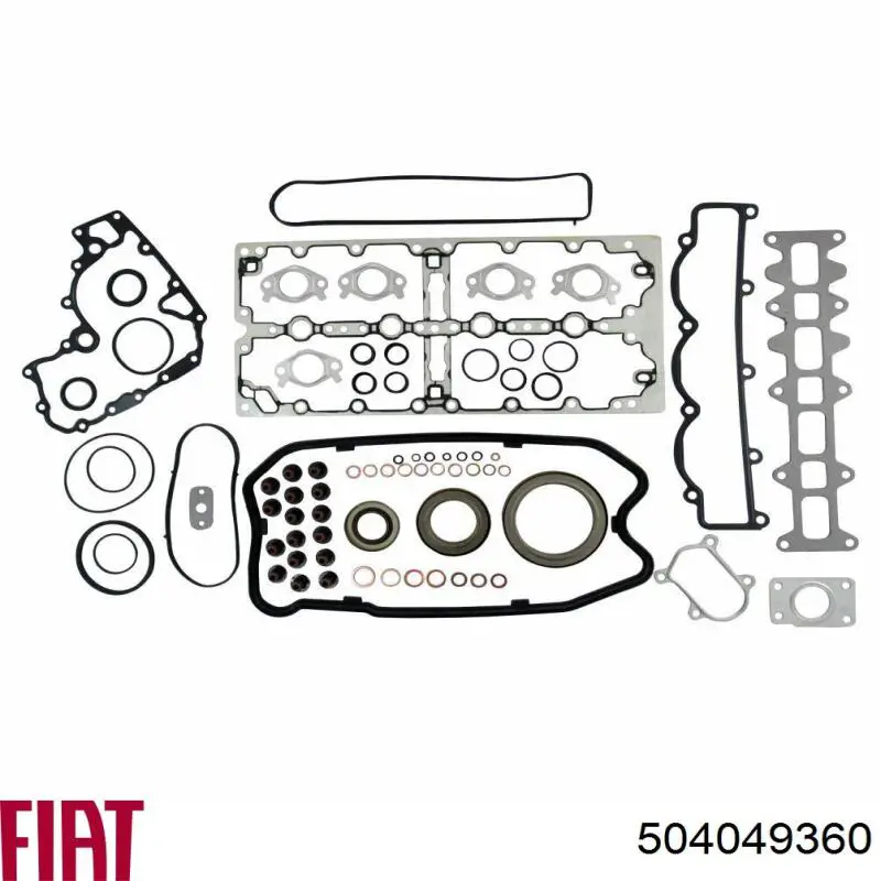 504049360 Fiat/Alfa/Lancia juego de juntas de motor, completo