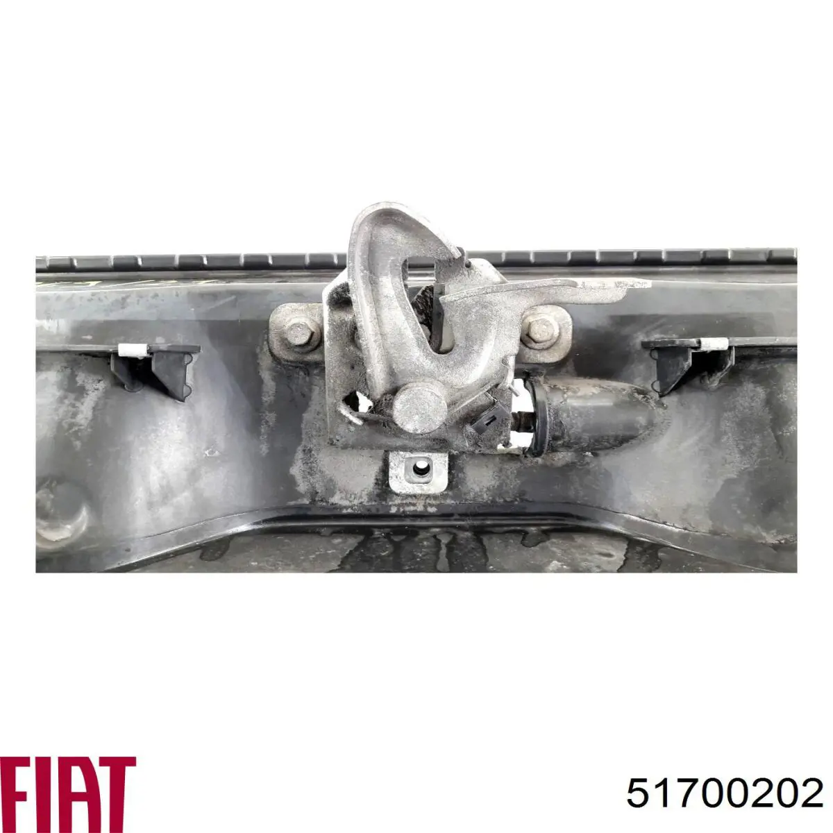  Soporte de radiador completo para Fiat Panda 2 