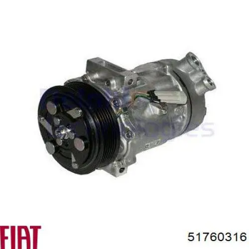 51760316 Fiat/Alfa/Lancia compresor de aire acondicionado