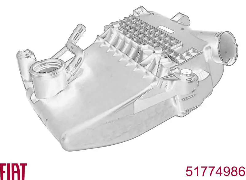 51774986 Fiat/Alfa/Lancia casco de filtro de aire