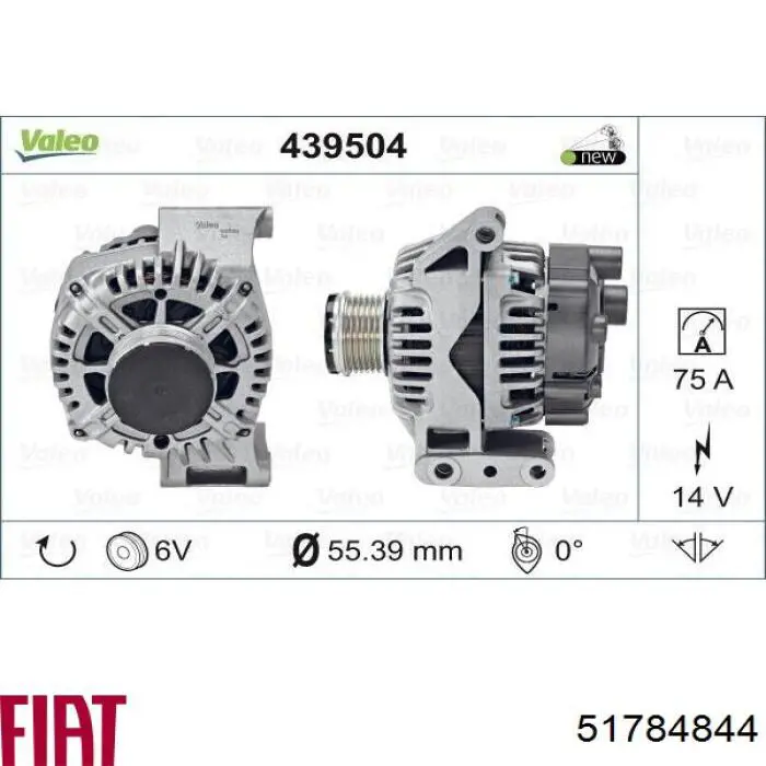 51784844 Fiat/Alfa/Lancia alternador