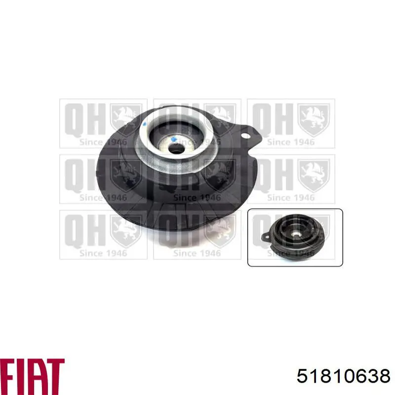 51810638 Fiat/Alfa/Lancia soporte amortiguador delantero derecho