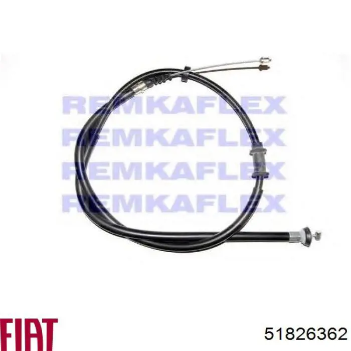 51826362 Fiat/Alfa/Lancia cable de freno de mano trasero izquierdo