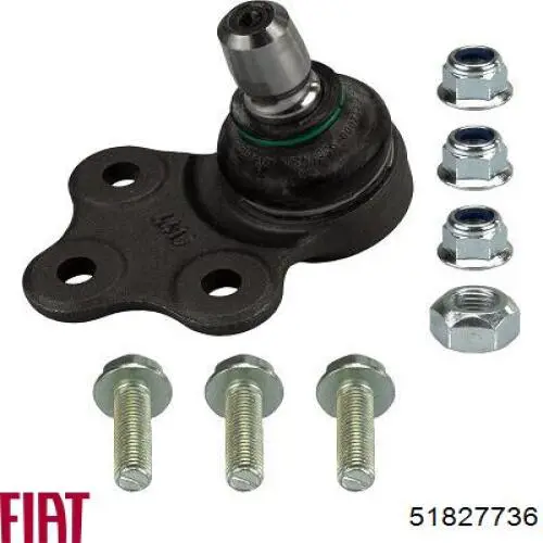 51827736 Fiat/Alfa/Lancia barra oscilante, suspensión de ruedas delantera, inferior izquierda