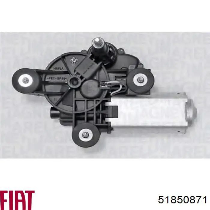  Motor limpiaparabrisas luna trasera para Fiat 500 312