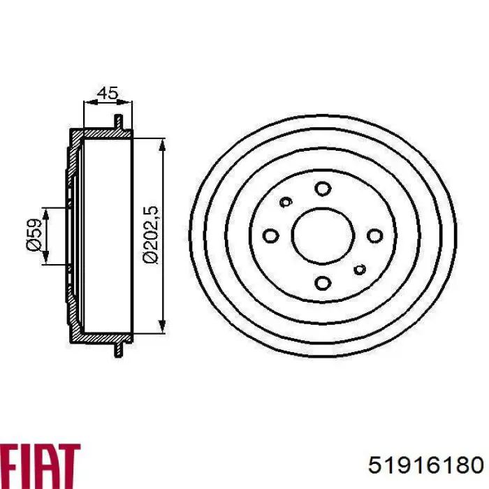 51916180 Fiat/Alfa/Lancia 