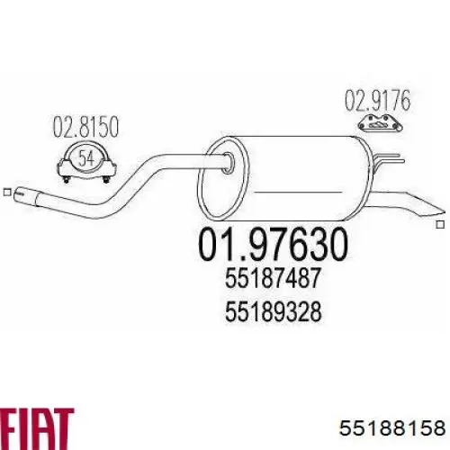 55188158 Fiat/Alfa/Lancia 