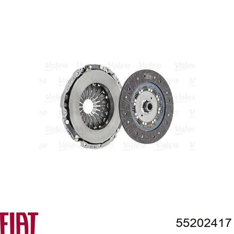 55202417 Fiat/Alfa/Lancia kit de embrague (3 partes)