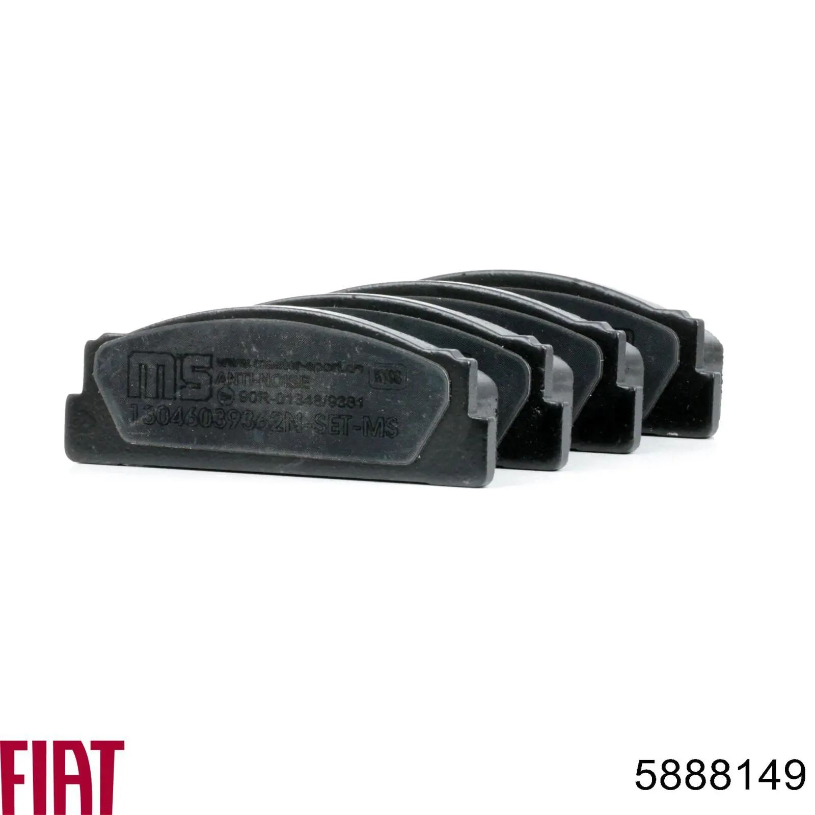 5888149 Fiat/Alfa/Lancia pastillas de freno delanteras